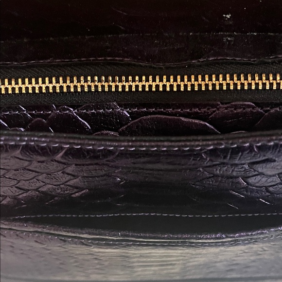 Brahmin Purple and Black Satchel - Picture 4 of 13